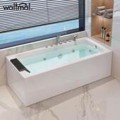 沃特玛家用成人浴缸冲浪按摩恒温小户型卫生间浴池浴盆1.4 1.7米
