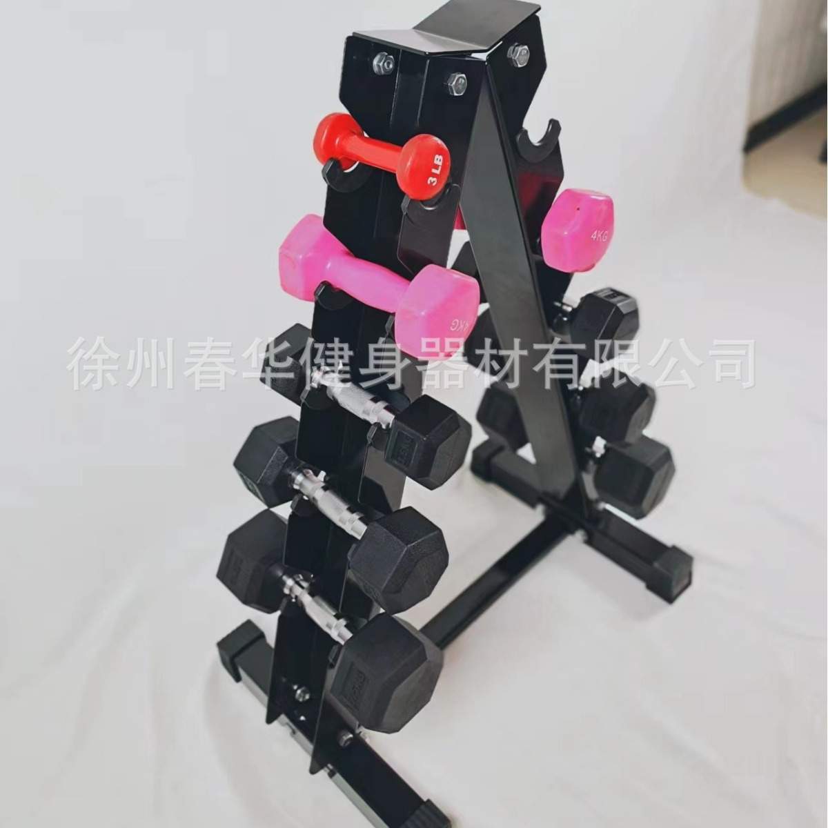 哑铃架子家用A型哑铃架塔形哑铃架女士哑铃训练器放置架家用哑铃
