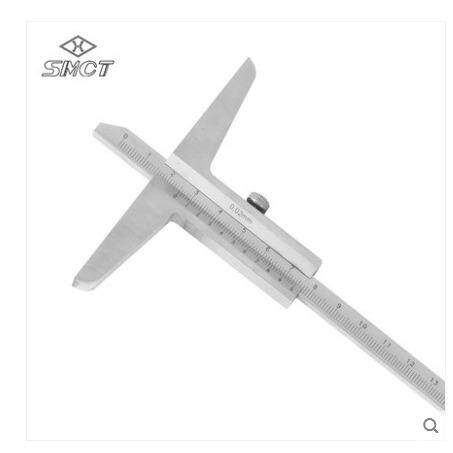 上海上量电子数显深度游标卡尺申量深度卡尺0-150/200/300/500