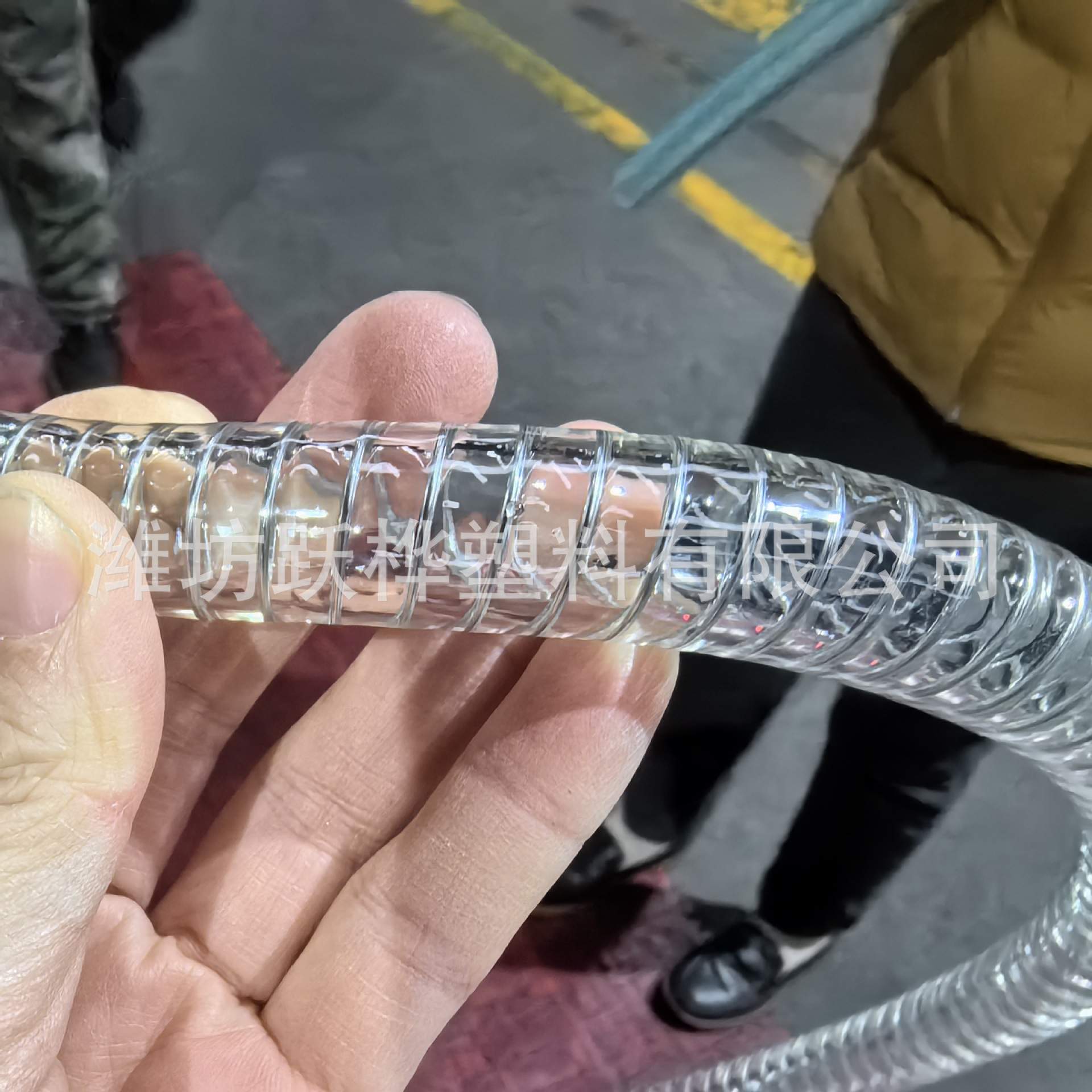 PVC透明钢丝增强软管 12mm加厚水泵油管耐温耐油防冻抽水管