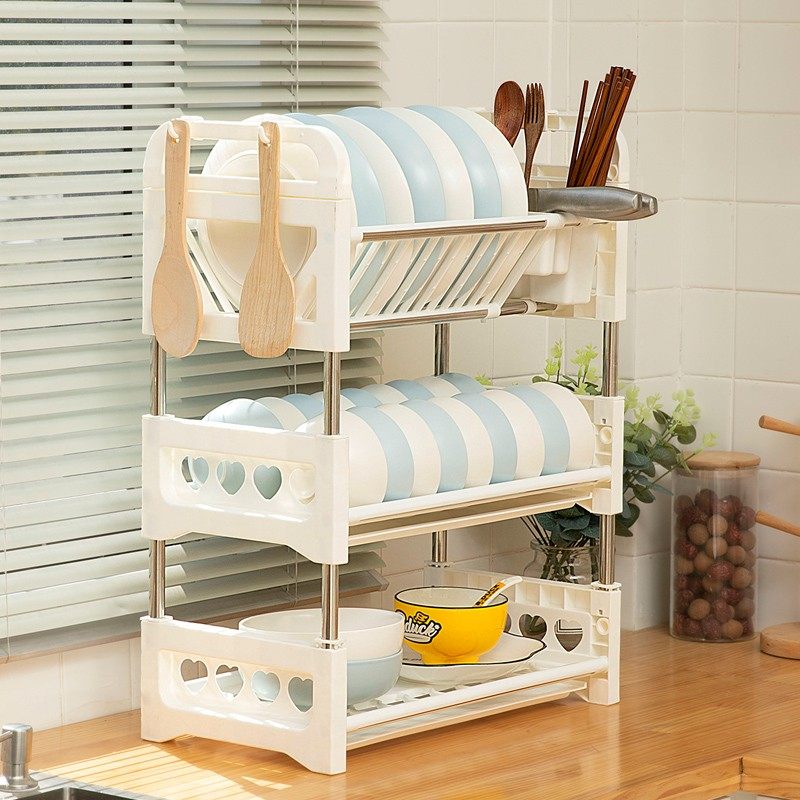 厨房沥水架碗架放碗盘子洗晾碗碟碗筷碗盘L收纳盒置物架窄小型家,厨房/烹饪用具,碗架,淘宝优惠券,粉丝福利购,淘宝优惠卷