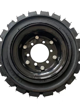 电动叉车实心轮胎16x6-8 18xx7-8 18x7-10升降机实心胎带加厚钢圈