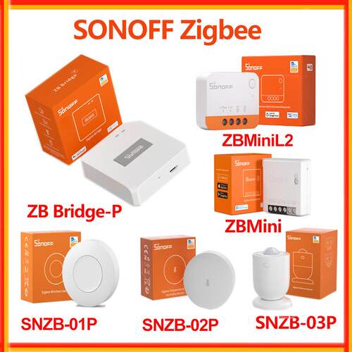 Zigbee Bridge-P网关智能开关人体感应门窗温湿度传感器