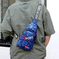 全新男包迷彩胸包手機肩包出行隨身單肩斜挎休閑包牛津帆布小背包