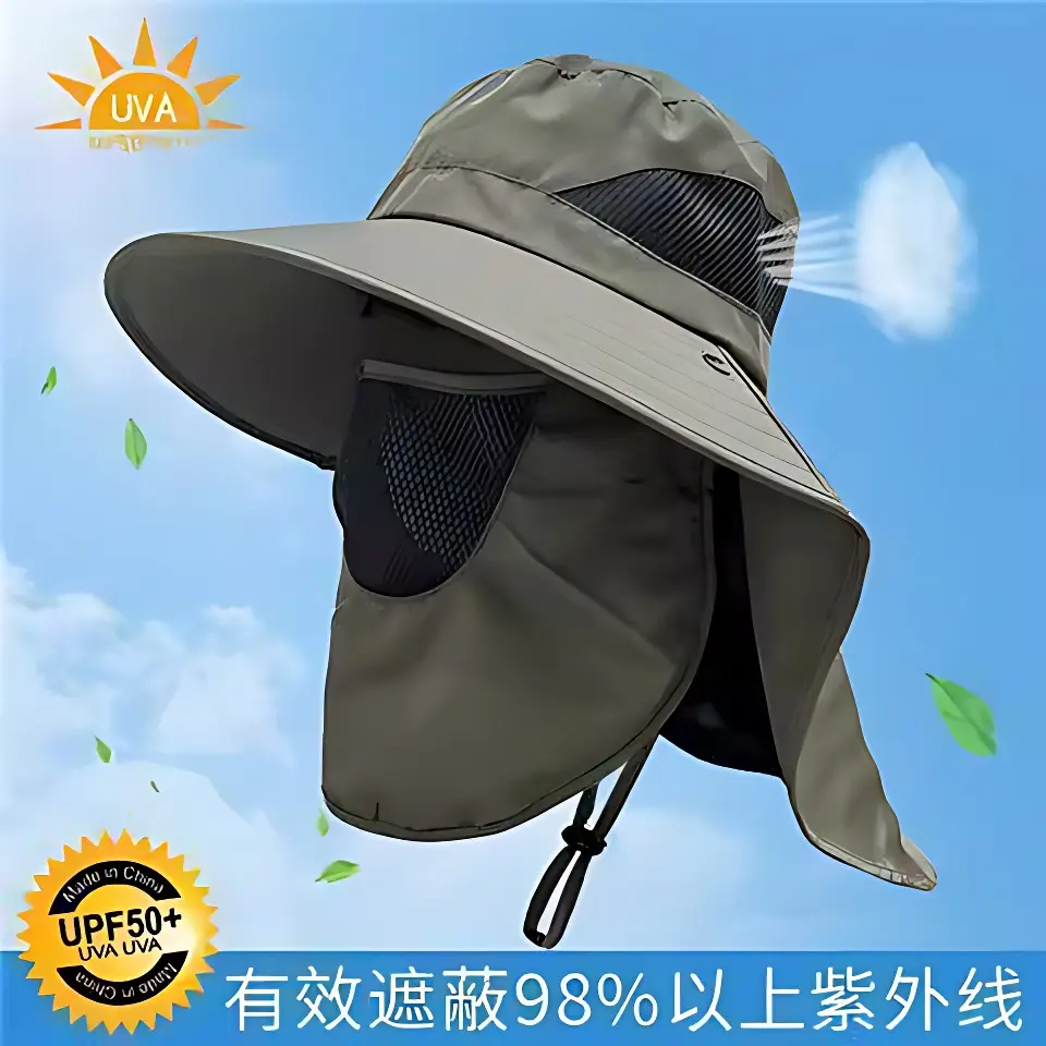 漁夫帽夏季防紫外線遮陽帽