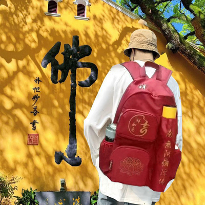 防泼水大容量双肩背包新款多功能