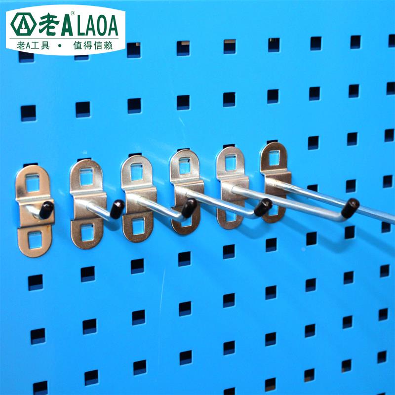 老A LA11401-a 单斜挂钩 工具车挂钩 物料整理架配件 五金类挂钩