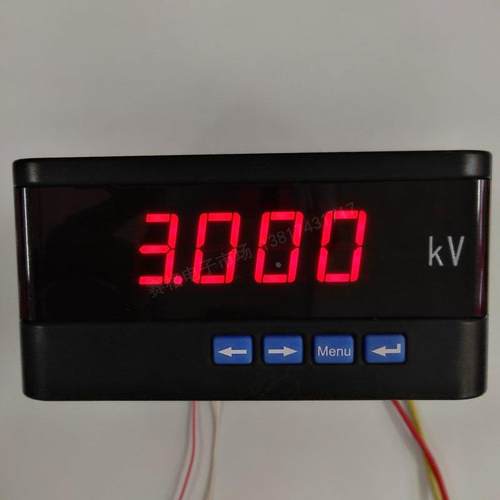 SX48 3KV/1MA 数显直流电压表 5KV/DC100uA数字显示DC10KV/100UA