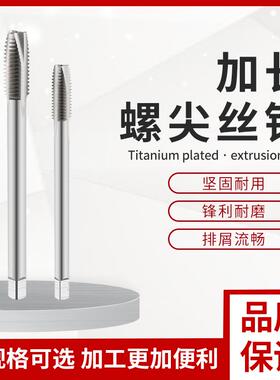 盛弗克高速钢6542加长先端丝锥/螺尖攻丝M2M2.5M3 M4 M5M6X100M12