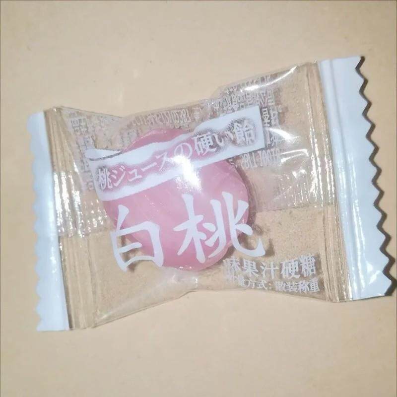-宏源白桃乌龙茶味果汁硬糖果500g婚庆喜糖散装招待团购新年