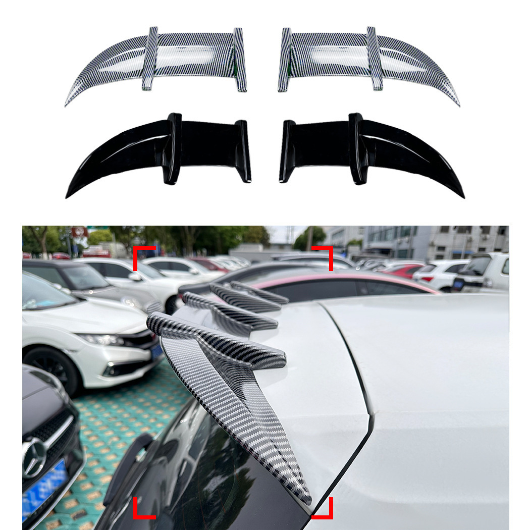 尾翼适用大众高尔夫7 7.5 普通版AK扰流板外饰改装2013-2019顶翼