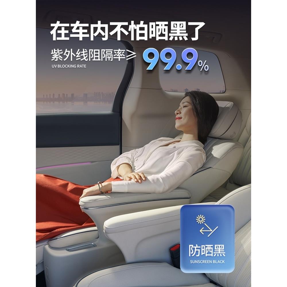 问界M7专用汽车贴阳太防爆全车隔热前挡天窗玻720璃贴防晒