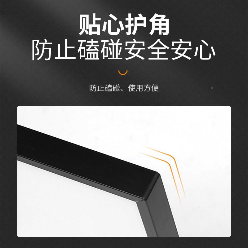 室印帮开式窄边立KZ40黑展牌立式落地式示牌商场广告牌外招聘展启