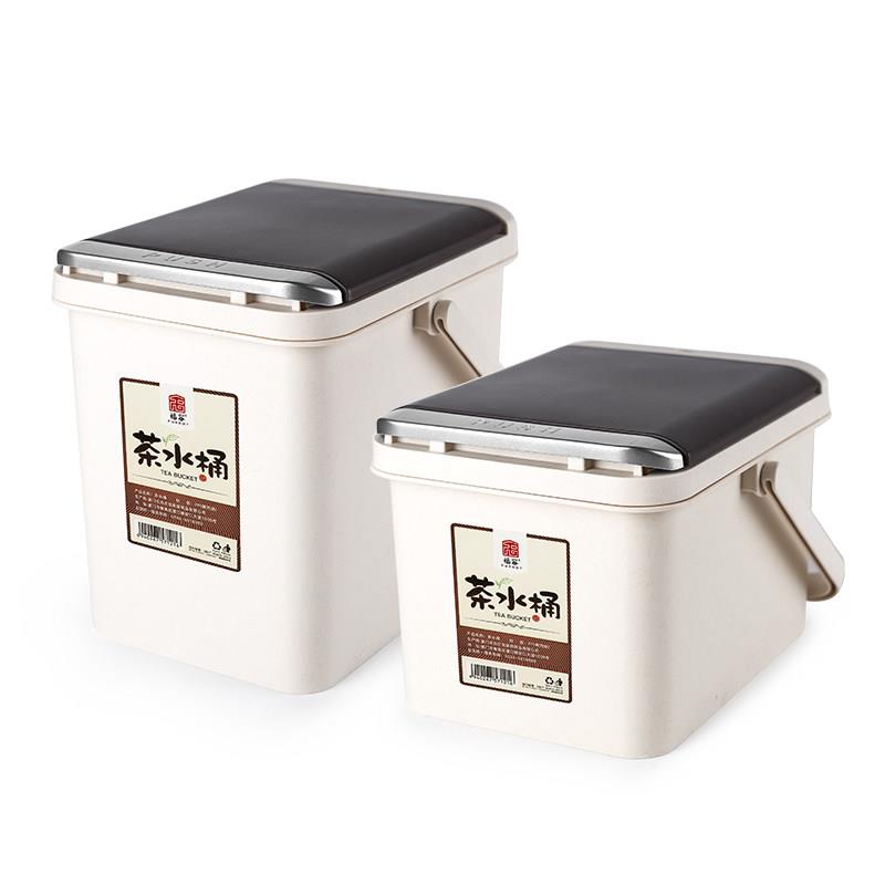 茶水桶废水桶桶茶台智能茶桶LPCST-10茶渣茶接水桶茶盘具茶配件茶