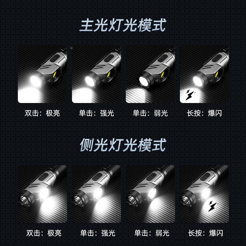 吸2025新款强光手电充筒电超亮户SF0外灯迷你小型拐角磁工作维修