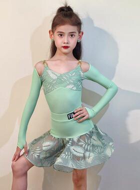 A新款幼儿F网红拉DNWC734丁Z舞练功演出服女训童高级感演出训练集