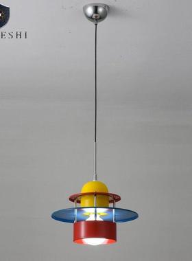 孟菲斯色装吊灯简JAT约创意厅儿童餐房卧室彩床头北欧入户饰玄关