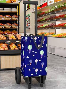 购物车量伸折叠买菜缩车家用小拉车推手ERE拉车爬楼购物车大容车