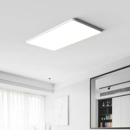 眼DLH000全光谱护厅吸顶灯主灯长客方形简约超高亮无缝隙薄包安装