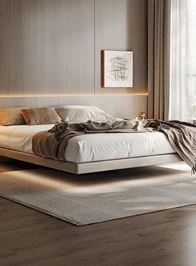 无代床头皮031皮床床次卧现简约小户型1.5m1.m储三抽气压物床实木