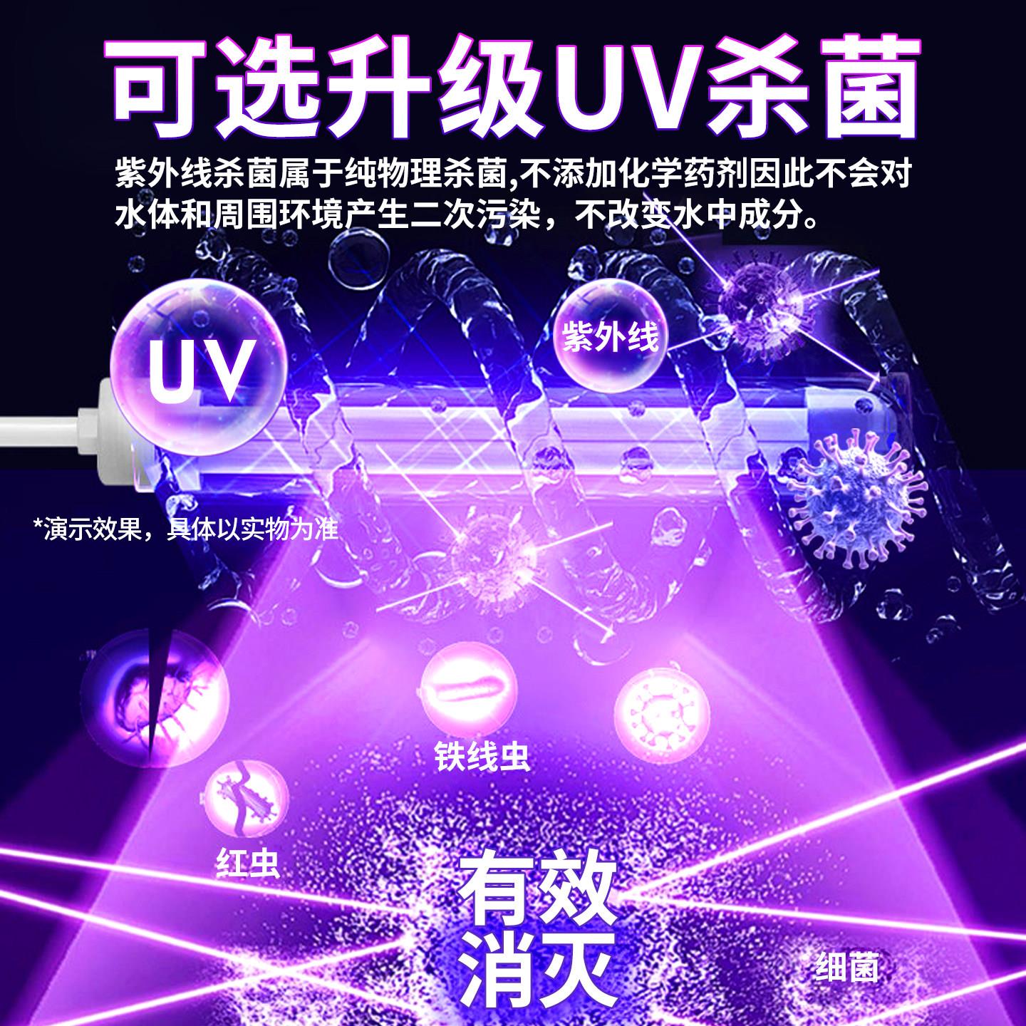 UV杀菌净水器家用厨ro反渗透房来水厨下纯水过滤垢除YPN-RO-1直自