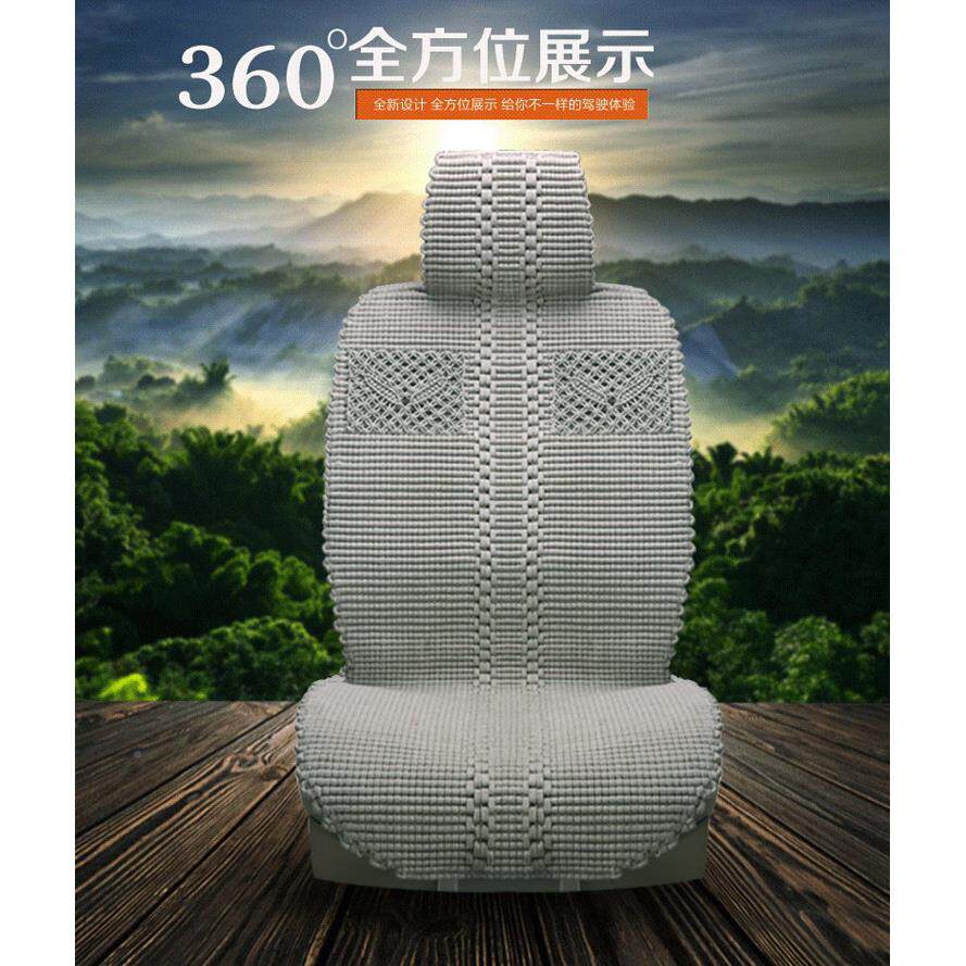 天纯亚单片单个汽车坐垫用四手编纯亚然季通座垫麻主驾驶防滑手编