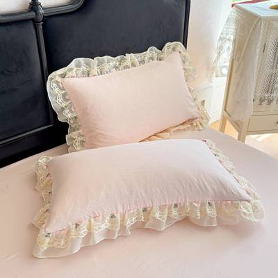 公款云朵棉新雪纺蕾丝刺软绣床2025629J裙四件套主风韩版花边被套