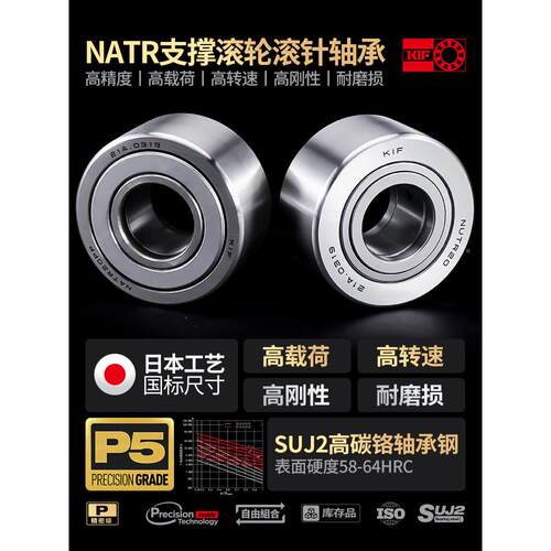 K7if进口1Natr6滚子轴承滚子针10支撑12中心架5/重型1 20 25 308P