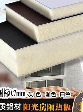 隔热聚氨酯保温板屋顶板面铝硬泡防阻燃防潮ZAW温室高火密板双度