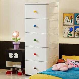 厚加抽屉式收纳家用客厅置物柜多层零柜食优易点储箱卧室五物斗柜