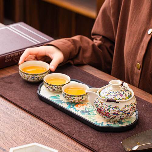 汝窑抓壶盖碗茶茶杯单个手高档家用202PTX5新不款烫手泡茶碗功夫