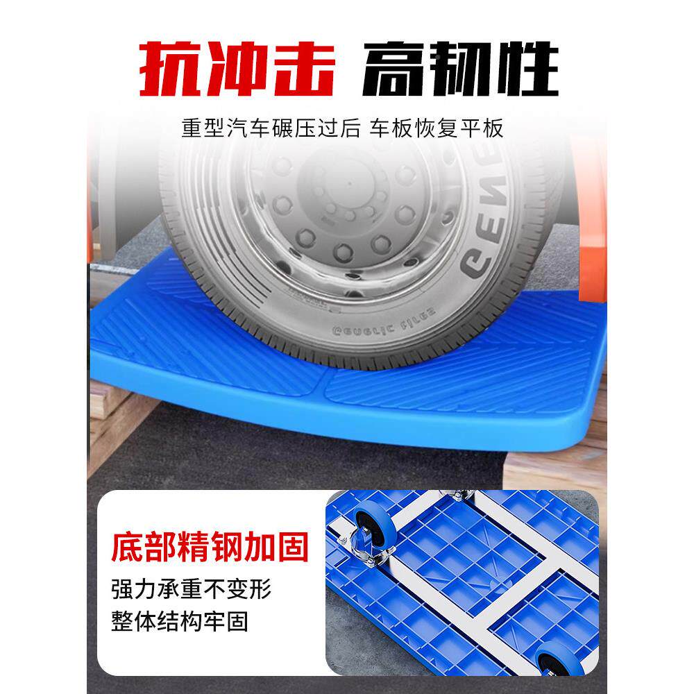 德国进口FZY小推车货音搬运车静手推拉车便携钢板车折叠手拖车拉