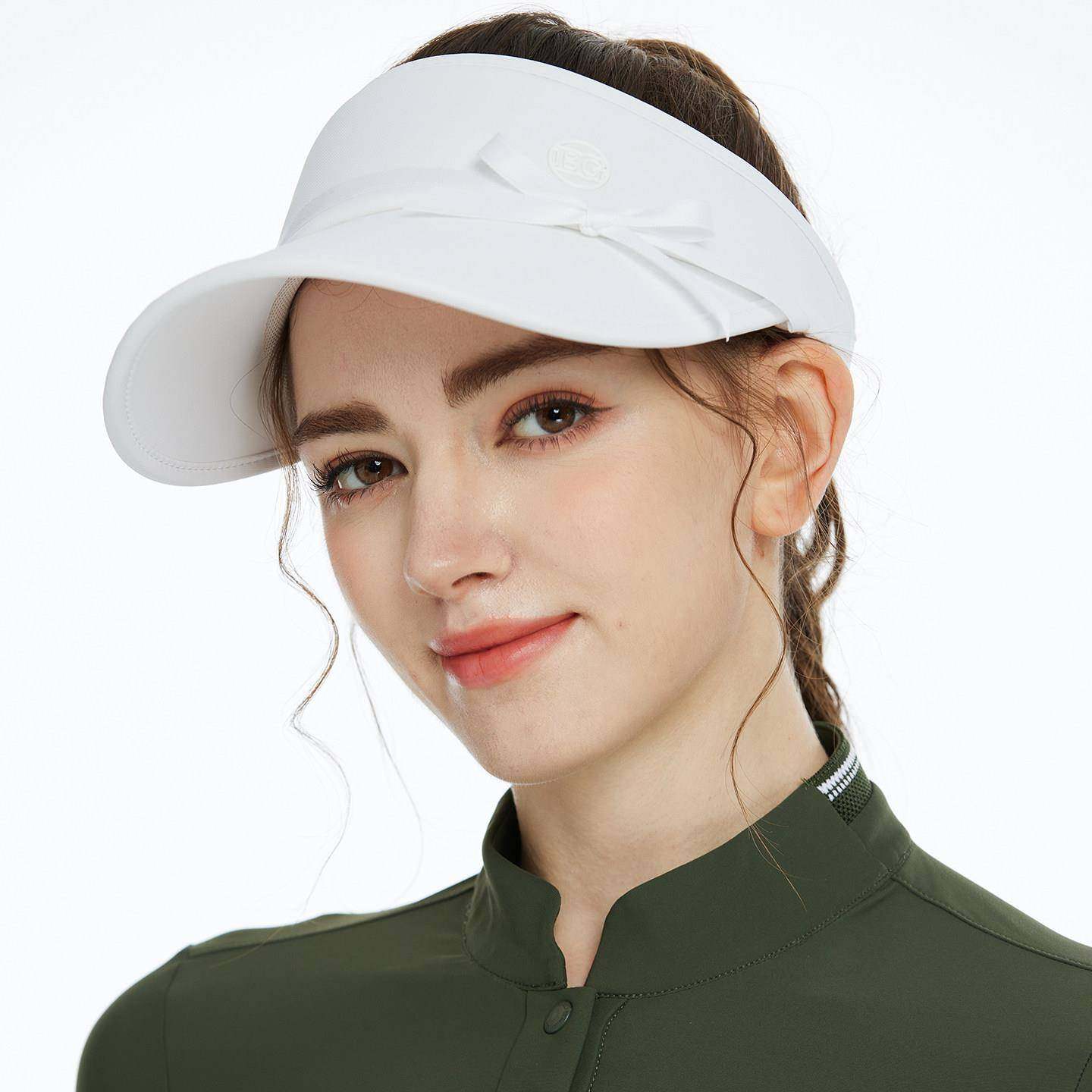 结B顶G新款高尔夫顶球25089帽女无帽透气防晒帽女士运动遮阳帽蝴