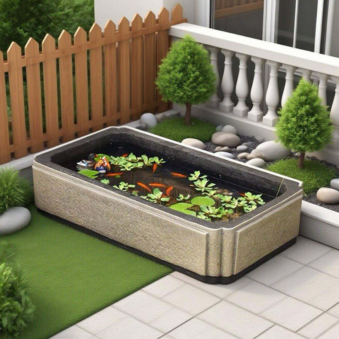 户HHW外鱼池莲花池荷花池池景假喷泉露台花园山风水缸造流龟水摆,家居饰品,流水摆件,淘宝优惠券,粉丝福利购,淘宝优惠卷