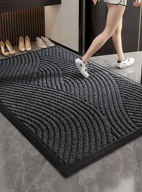 高级红色入防户门地垫外加厚滑地秋冬季商XTF---00用超市室外户门