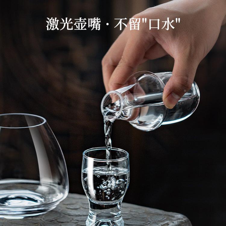 醒酒器洋酒家用高级感白酒温酒波器小号清冰昂酒DDHFJQ-0壶玻璃冷