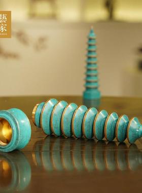 九件层文设昌塔公室书房小摆创意WW1P036家办居装饰工艺品中式摆