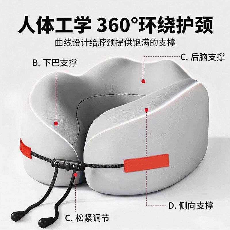 u枕护颈枕LMP-ZYH2旅行颈椎记枕头忆棉头u枕型形脖枕护脖子靠枕便