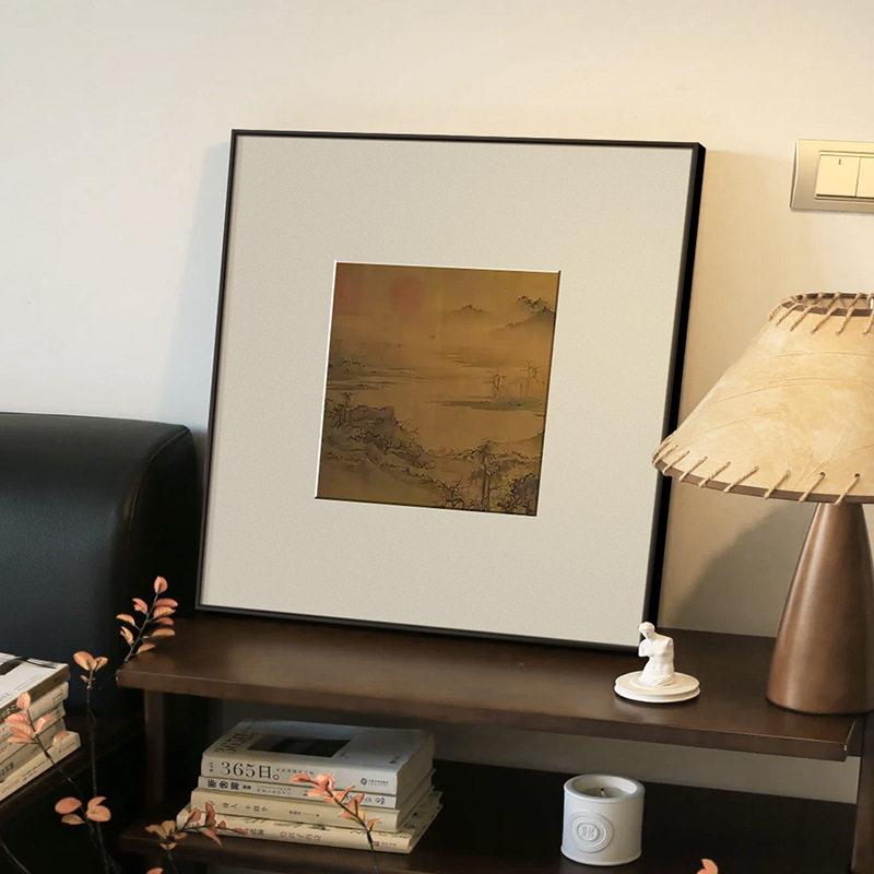 风燕鸟问候语宋代美学新中国风入装饰画木格原客厅书房温馨家居礼