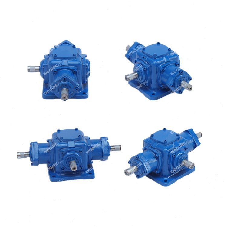 t6转角器 十字转向器 90度直角换向器t型伞齿轮 t6换向箱