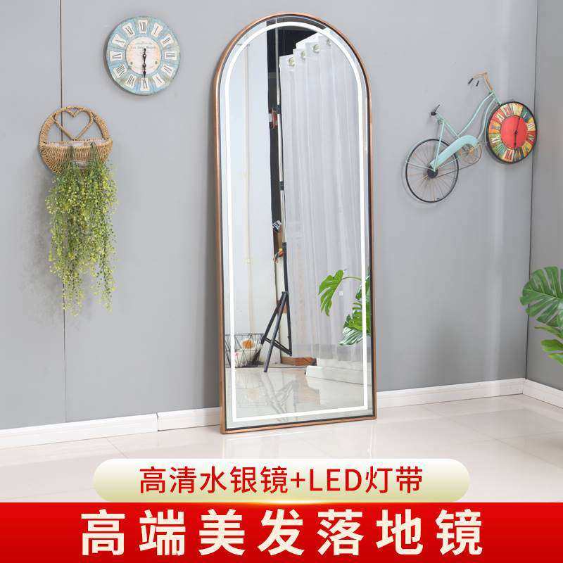 速发理镜店发台剪发镜子影楼化妆台靠墙专用烫染单灯带面美发镜台,商业/办公家具,理发镜台,淘宝优惠券,粉丝福利购,淘宝优惠卷