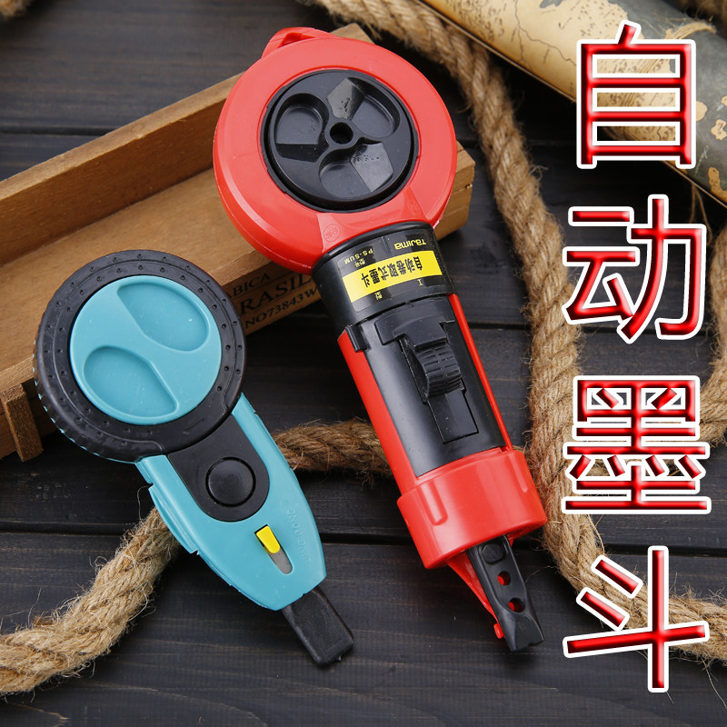 速发墨斗木工划线器全自器专用工具画线动弹线收线装修工地放线神