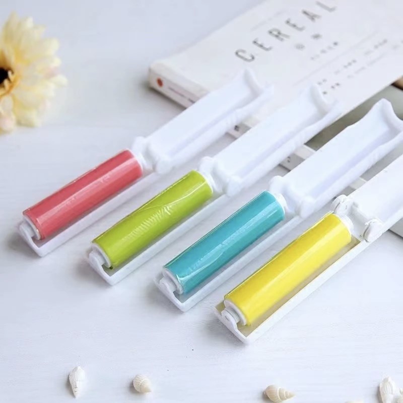 速发迷你可折叠可水洗粘毛器便携式衣物除毛器地毯毛刷循环除尘刷