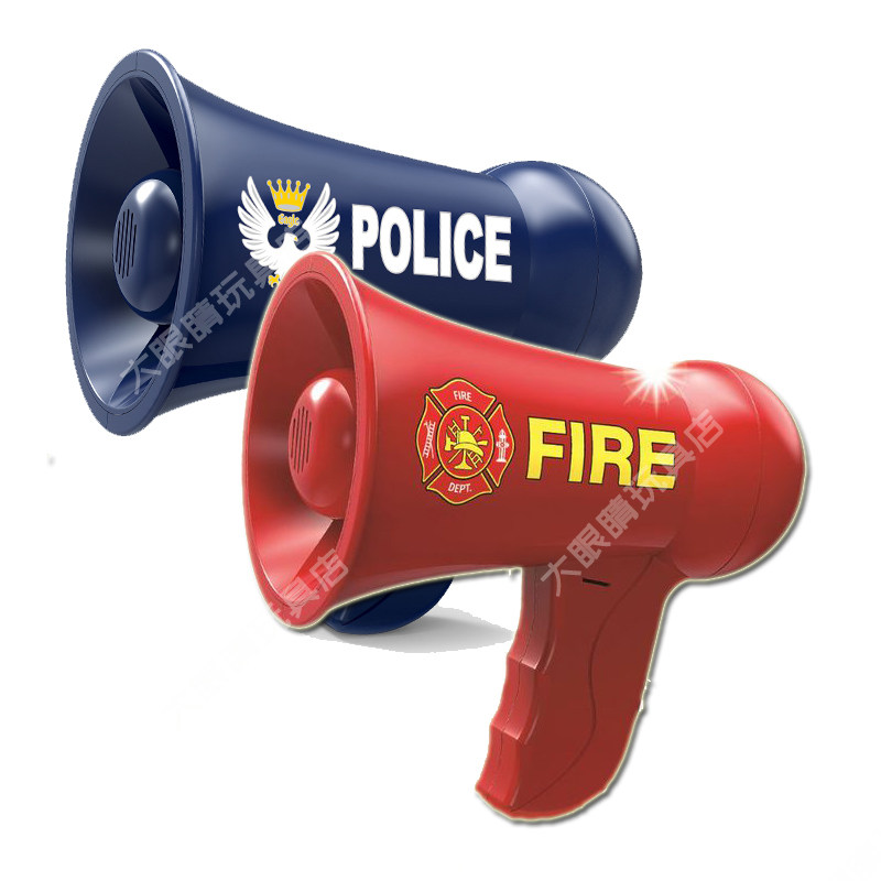 速发儿童喊话器员声具男孩警笛装扩音器玩备
