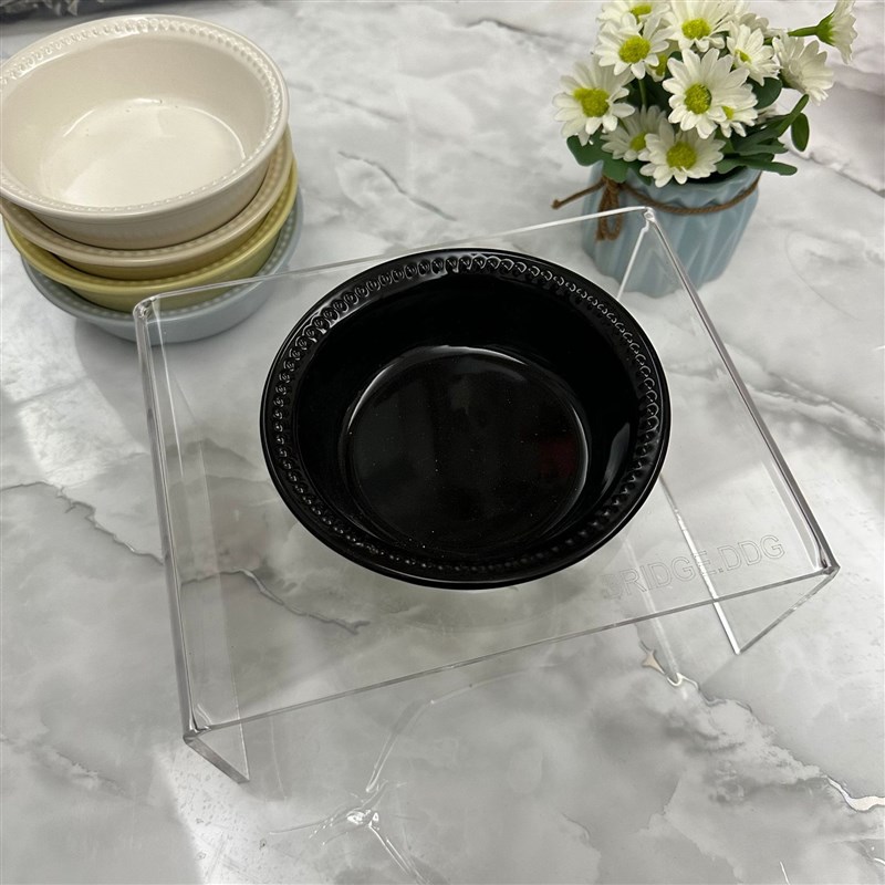速发酷彩珠珠打平替陶瓷猫碗狗碗不黑下巴碗防碗翻粮食碗