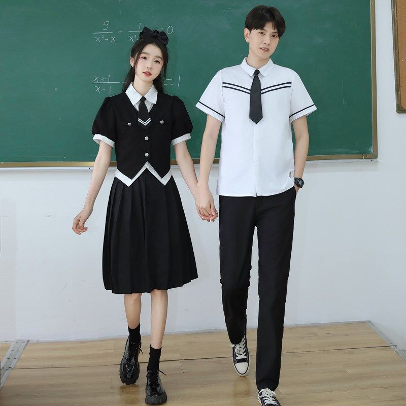速发裙学生学院风班合高中生毕业照服装jk中子套装服唱演出服