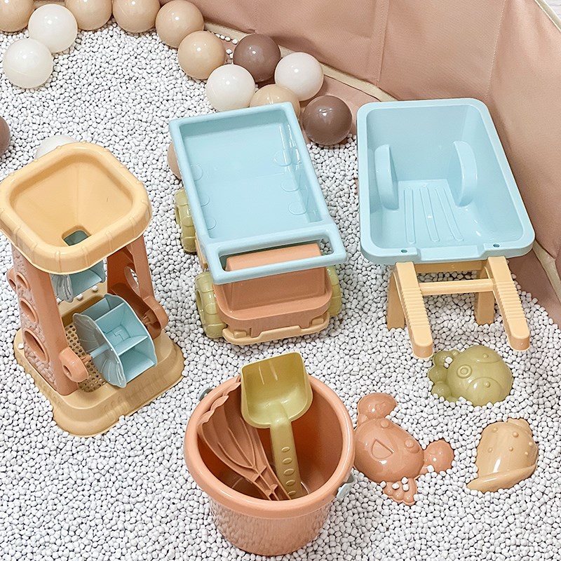 速发沙滩沙具儿童玩沙子玩具铲子套装挖玩工具宝宝戏水洗澡