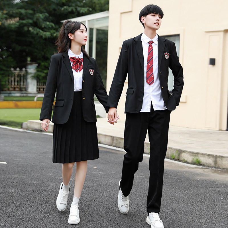 速发红歌中唱生出服长裙班服套装学生初合演高中运动会学院风