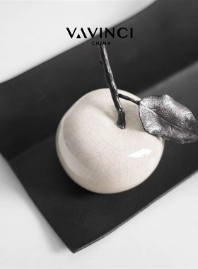 速发新品简店陶瓷创意水果摆约客厅书房酒柜软装饰品酒件餐厅摆设