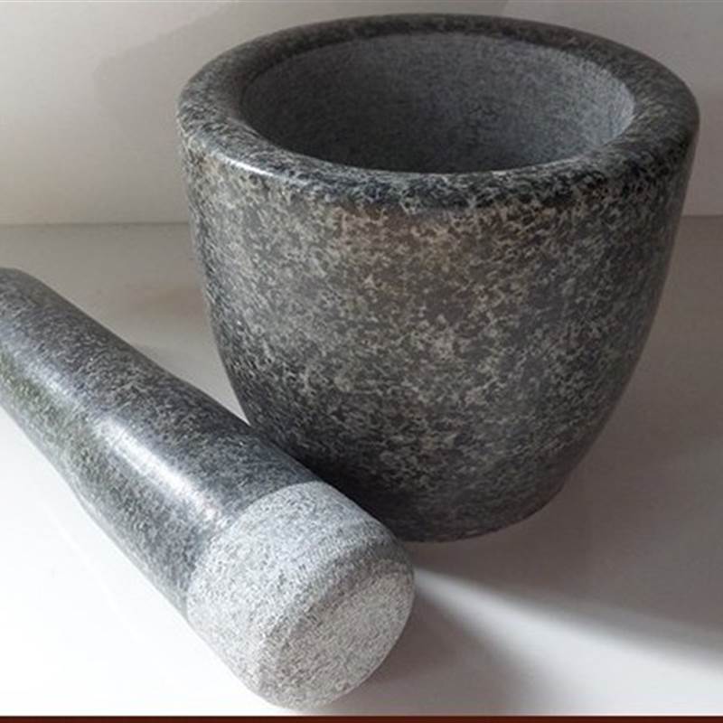 速发臼子对窝手工青石大号石臼捣餈粑压蒜器擂鉢蒜石头石冲辣椒的